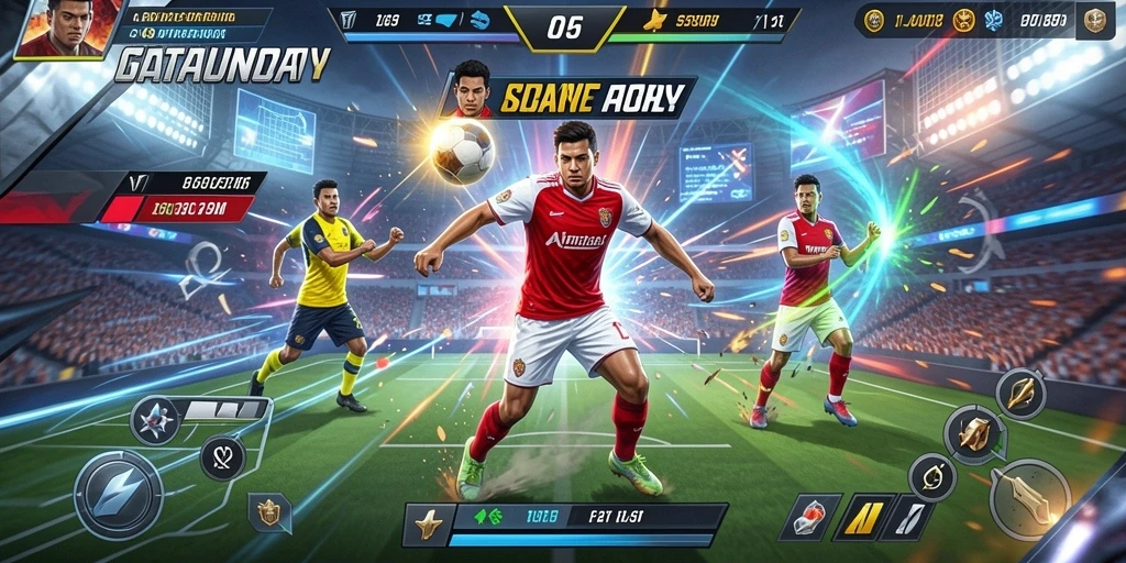 Screenshot ketiga menghadirkan suasana permainan dalam mode multiplayer.